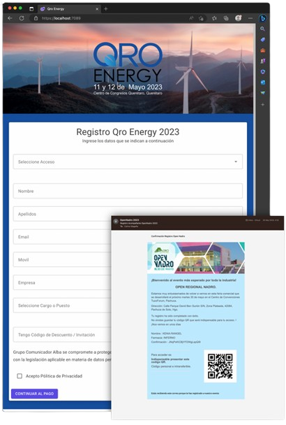 Ejemplo de formulario de preregistro